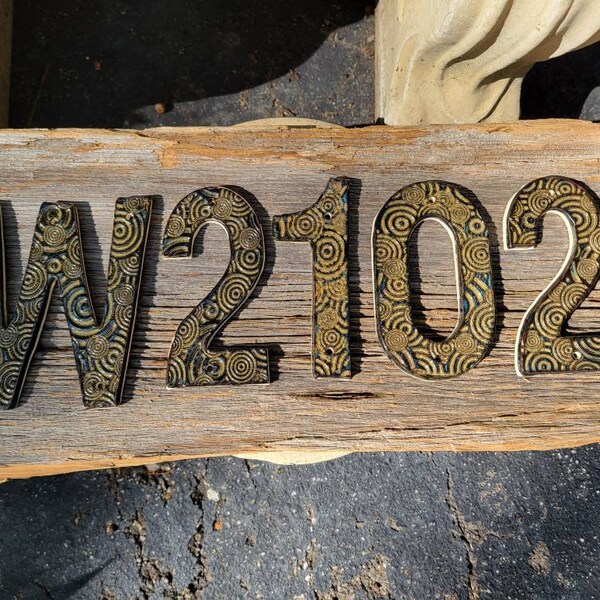 Ceramic House Numbers Etsy