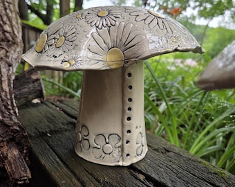 Yard Art, One of a Kind Garden Mushroom, Nature Lover Gift