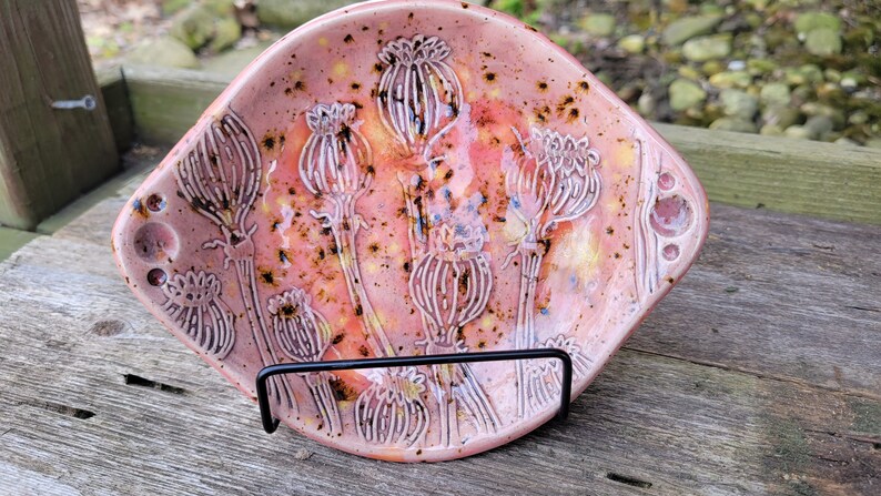 Pottery Jewelry Tray, Catch All Tray, Treat Plate, Ready to Ship image 1