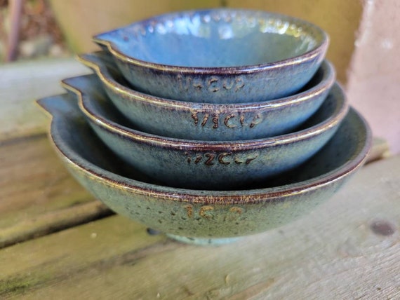 Ceramic Measuring Cups, Nested Measuring Cups, Prep Dishes, Baking