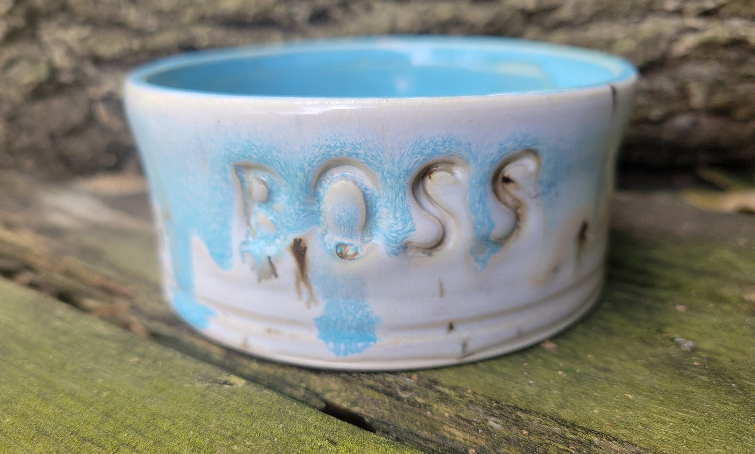 Pottery Boss Bowl For Feeding, Water, Bowl, Cat, Pet Dish Ready To Ship