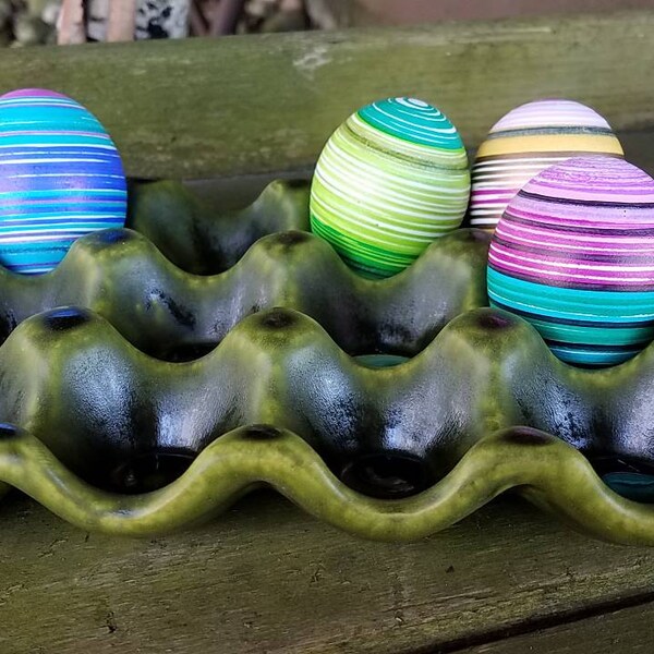 Ceramic Egg Storage Container Etsy