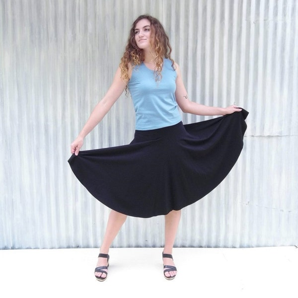 Circle Skirt for Spinning, Dancing, Twirling, Contra, and Swing // Custom Made to Your Measurements // Handmade in Michigan by Yana Dee