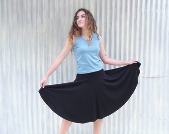 Circle Skirt for Spinning, Dancing, Twirling, Contra, and Swing // Custom Made to Your Measurements // Handmade in Michigan by Yana Dee