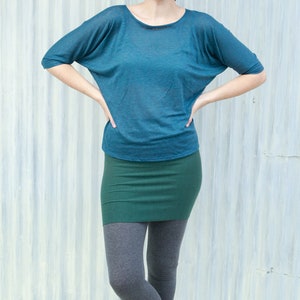 Slip On Mini Pencil Skirt / Warm and Cozy Bum Warmer for Winter! / Custom Made in Your Size / Handmade in Michigan by Yana Dee