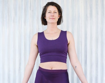 Hemp & Organic Cotton Bralette: Sustainable Yoga Crop Top