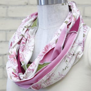 Floral Lightweight Infinity Scarf
