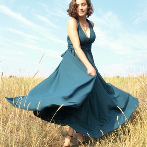 Full Length Infinity Dress // Gorgeous & Versatile Formal Dress // Handmade in Michigan by Yana Dee Ethical Apparel image 5