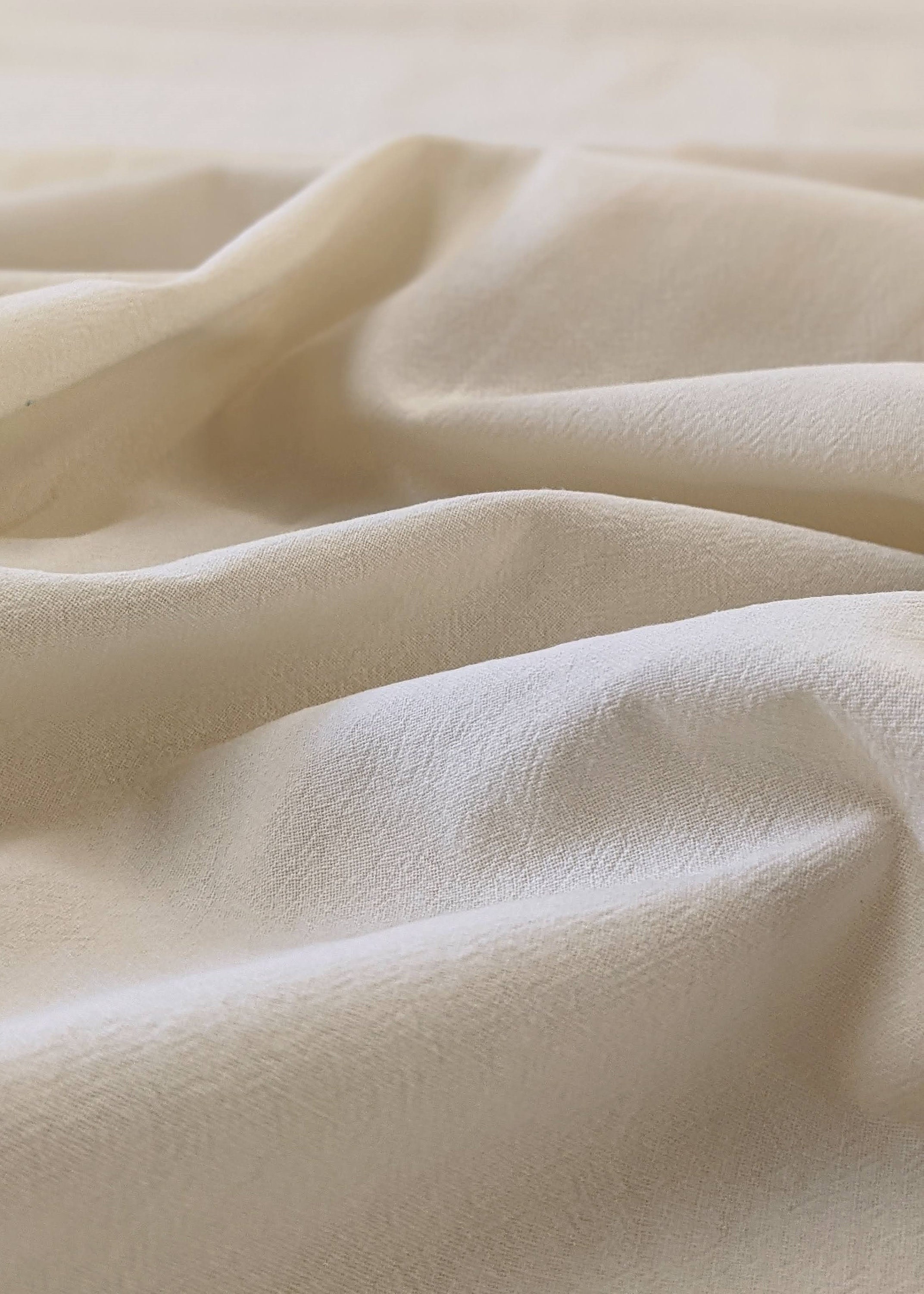 100 Organic Cotton Crepe Fabric by the Yard // Available in 6 Etsy