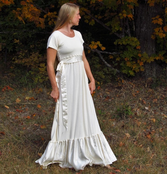 organic cotton wedding dress