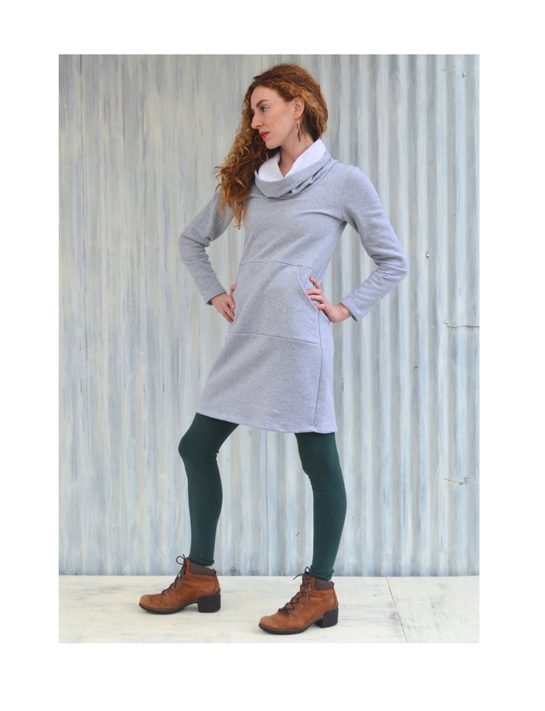 Extra Cozy Fleece Pocket Dress image 1