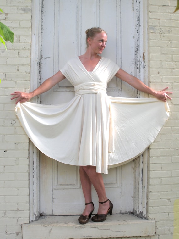 Organic Cotton Jersey Infinity Dress, Convertible Wrap Dress