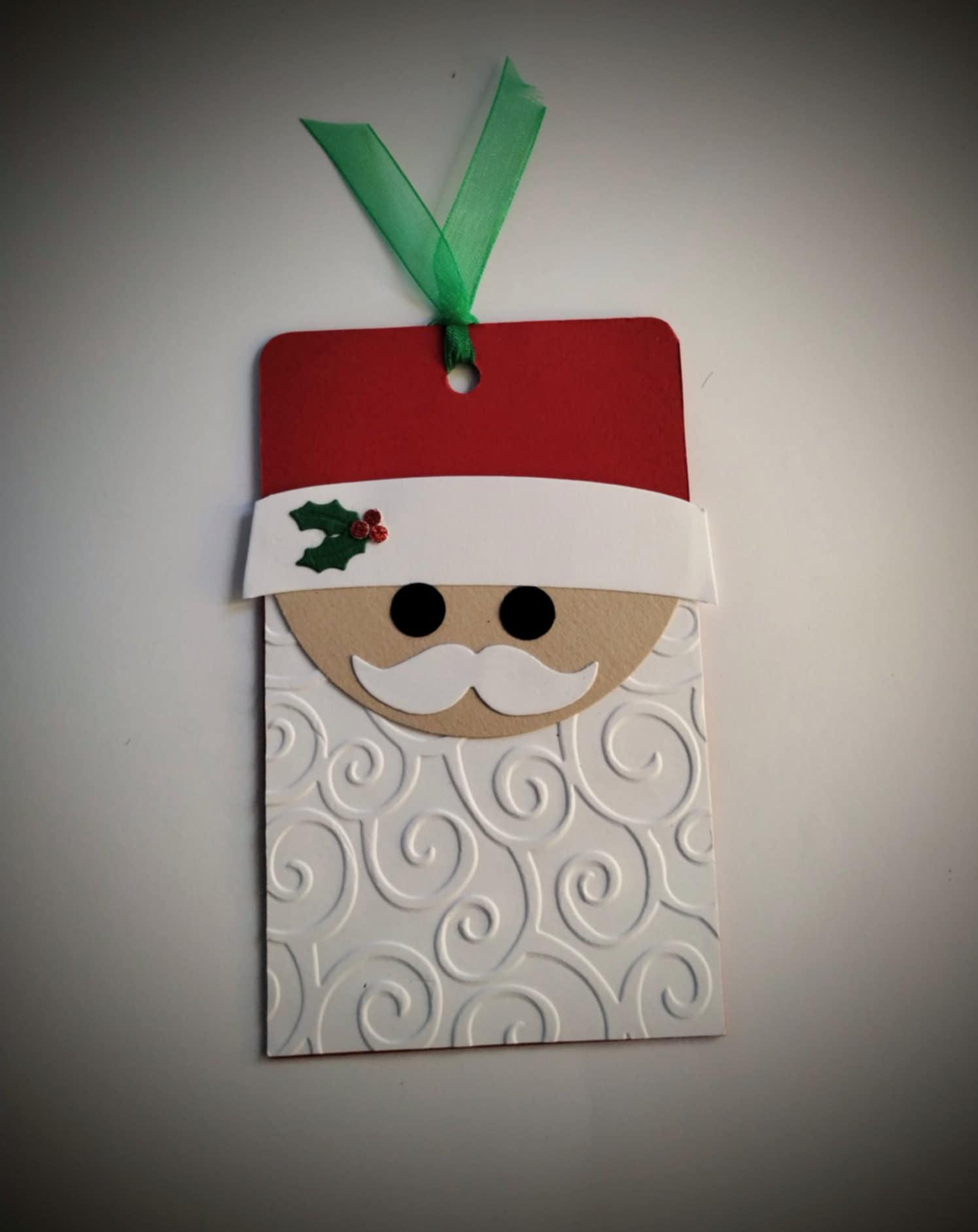 Christmas Santa & Snowman Gift Card Holders Sets of 4 - Etsy