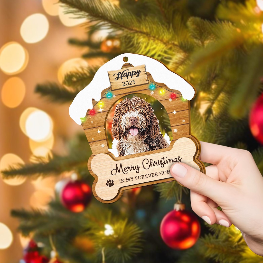 Custom Pet Memorial Ornament With Photo, Personalized Pet Photo Gift ...
