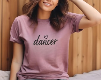 Dancer Shirt, Dance Lover Tee, Ballet T-Shirt, Studio Apparel, Movement Top, Gift for Dancer