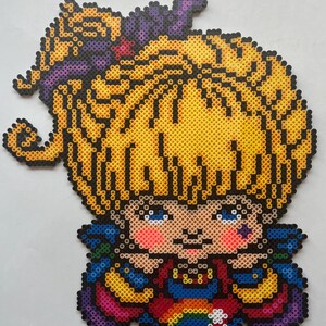 Rainbow Brite Fuse Bead Art - Etsy