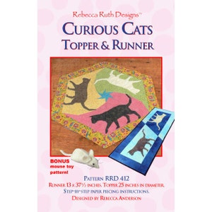 Curious Cats Table topper & runner pattern