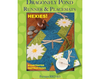 Dragonfly Pond Runner & Placemat sewing pattern