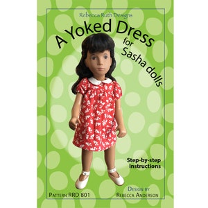 A Yoked Dress for Sasha dolls pattern