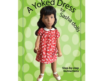 A Yoked Dress for Sasha dolls pattern