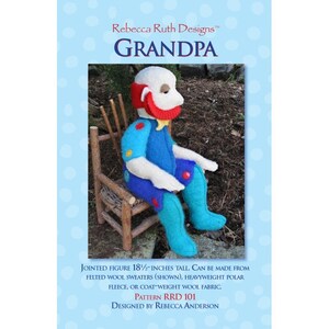Grandpa Soft Doll Sewing Pattern