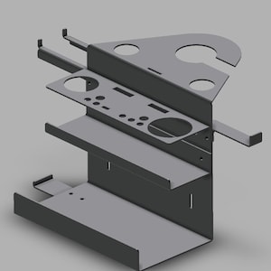 Schweißer-Schutzgasflaschen-Organizer DXF/PDF