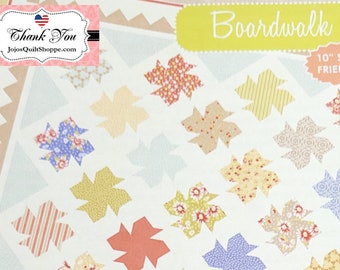 Boardwalk Quilt Pattern [Free Ship] Size 68" inches (172cm) x 68" inches (172cm) by Joanna Figueroa of Fig Tree Quilts & Company SKU FTQ947