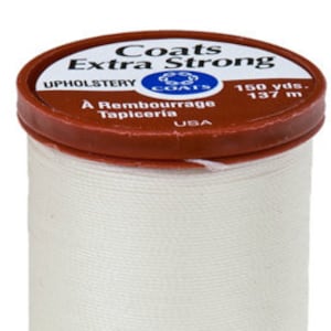Coats and Clark Specialty Extra Strong Upholstery 100% Nylon Monofilament Thread 150yards/137meters #S964 Natural 8010