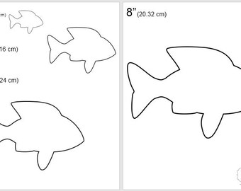 one dollar adobe pdf download then unlimited print etsy fish shapes to trace