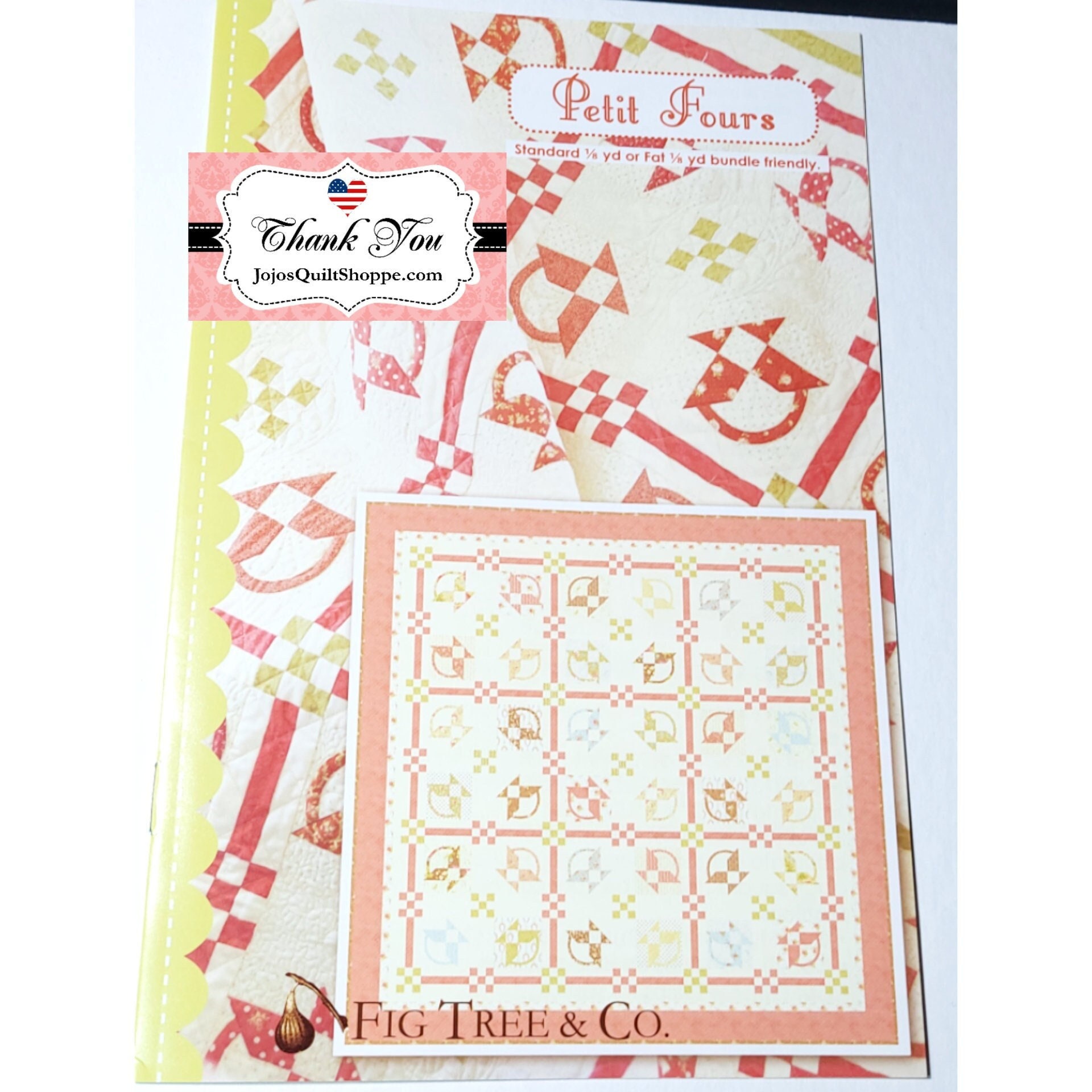 Petit Fours Quilt Pattern Free Ship Size 68 Inches Etsy