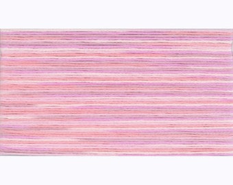 Cosmo Lecien Seasons(5000’s) Variegated Embroidery{No.25) Floss/Thread 8.75 yards (8 meters)6 strand skein{Tie-Dye, Marble} Pink  #5001