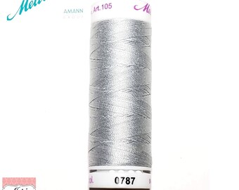 Mettler Silk-Finish 50wt Premium Cotton Mercerized Quilting Sewing Thread 164yd/150M Solid color Gray #9105 1340 {#105-0787}