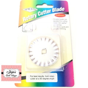 Havel&#39;s Rotary Blade Refill-Pinking 45mm 1/Pkg SKU32001