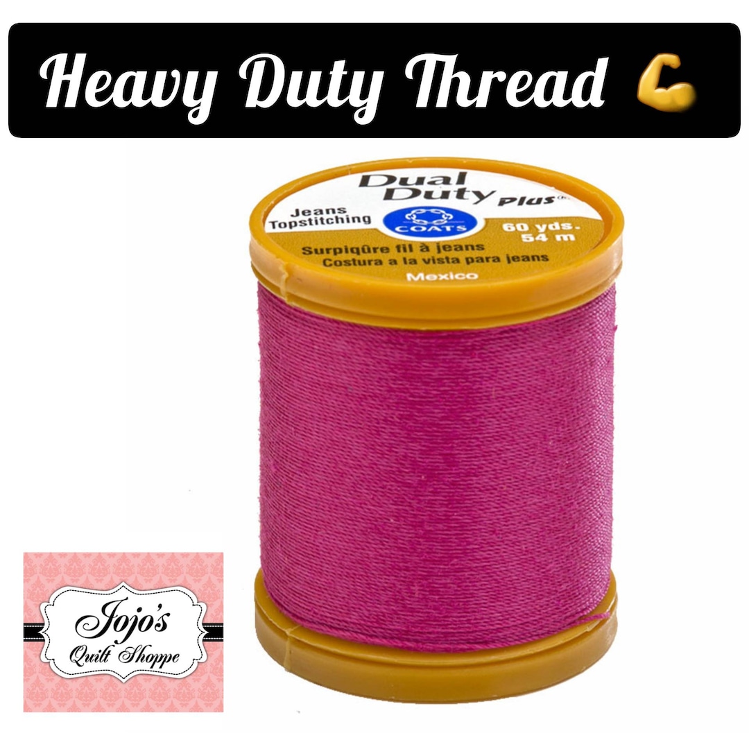 Red Rose Thread Coats and Clark Sewing Thread {red Rose} XP Heavy/dual Duty Plus Jean ...