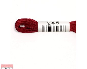 Cosmo Lecien Embroidery {No.25) Floss/Thread 8.75 yards (8 meters) 6 strand skein #2512 (Learn to Embroider- see Images) 245