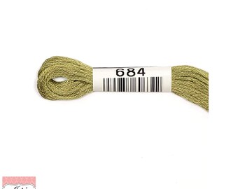 Cosmo Lecien Embroidery {No.25) Floss/Thread 8.75 yards (8 meters) 6 strand skein #2512 (Learn to Embroider- see Images) 684