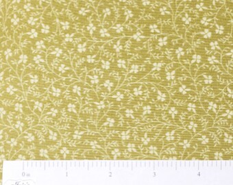 LA Melrose, Vintage Sage Green by Laura Ashley for Quilting Treasures, 100% Tight Woven Cotton Fabric & Free Photo Pattern  SKU 1649 21129-H