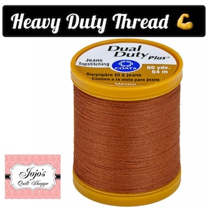 Coats and Clark Nähgarn {Red Clay} XP Heavy/Dual Duty Plus Jean&Topstitching (Baumwolle/Poly) Faden 60 Meter, 54 meterS977 7810