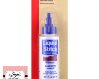 Liquid Stitch 395 Dritz, colla adesiva permanente senza cuciture per tessuti, prodotta negli Stati Uniti