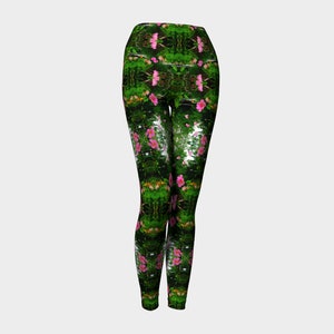 Rose Mosaic Yoga Pants