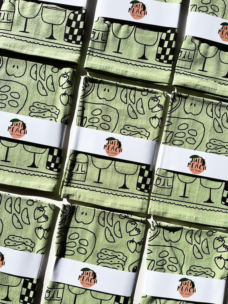 Screen Printed Tea Towel - Thumbnail 2