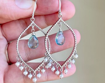 イヤリング TATIANA Silver 925 Pearl Mix Chandelier Ribbon Earrings EC31 MUSINSA | TATIANA (Silver 925) Pearl Mix Chandelier Ribbon