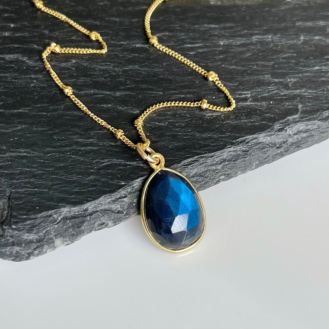 [COLD FRAME] / ☆ ETERNAL BLUE LABRADORITE NECKLACE ETERNAL BLUE LABRADORITE NECKLACE