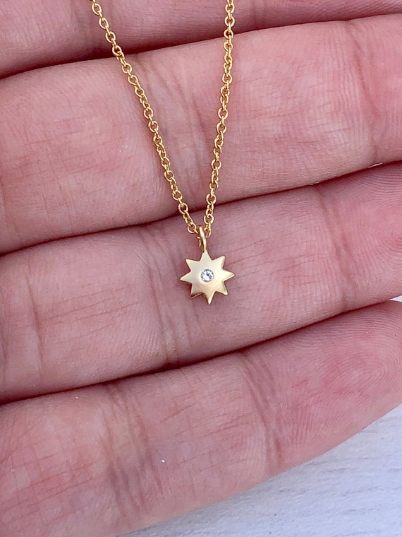 Sun Necklace Celestial Necklace Sun 