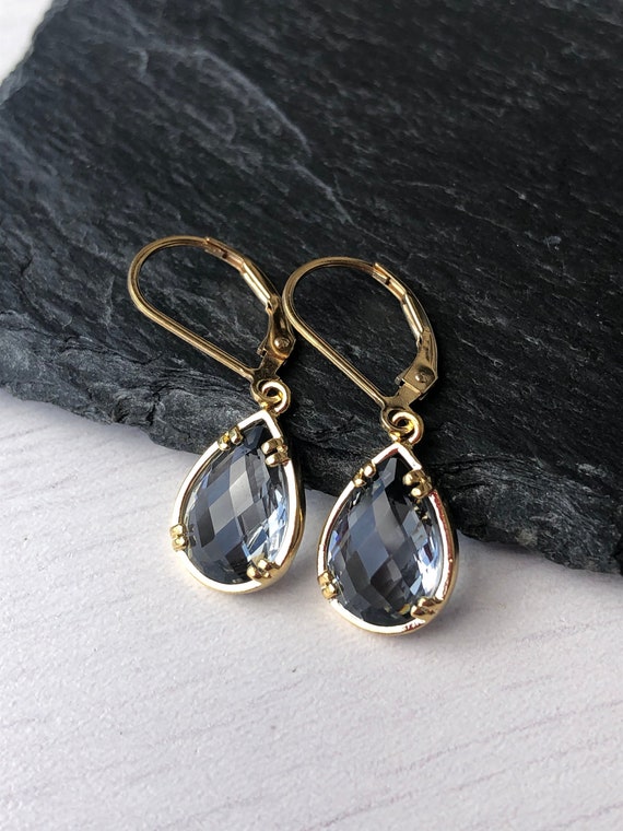 Mystic topaz drop earrings deals