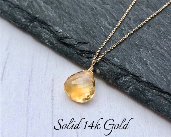 Topaz necklace november deals