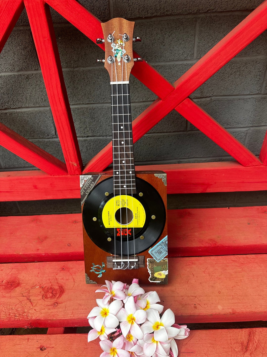 Hawaiian Style Cigar Box Ukulele #17 - Etsy