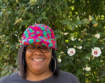 Customizable Crochet Baseball Cap