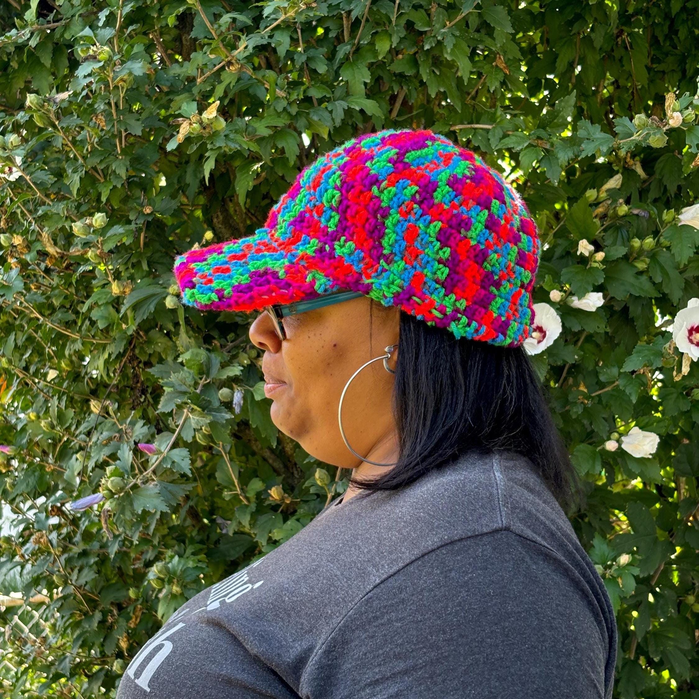 Customizable Crochet Baseball Cap - Etsy display picture 1