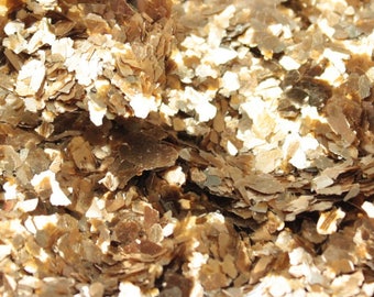 Small Natural Mica Flakes Gold Art Glitter | Cardmaking | Scrapbooking | Mixed Media Project | Nail Art Decal - 311-4331